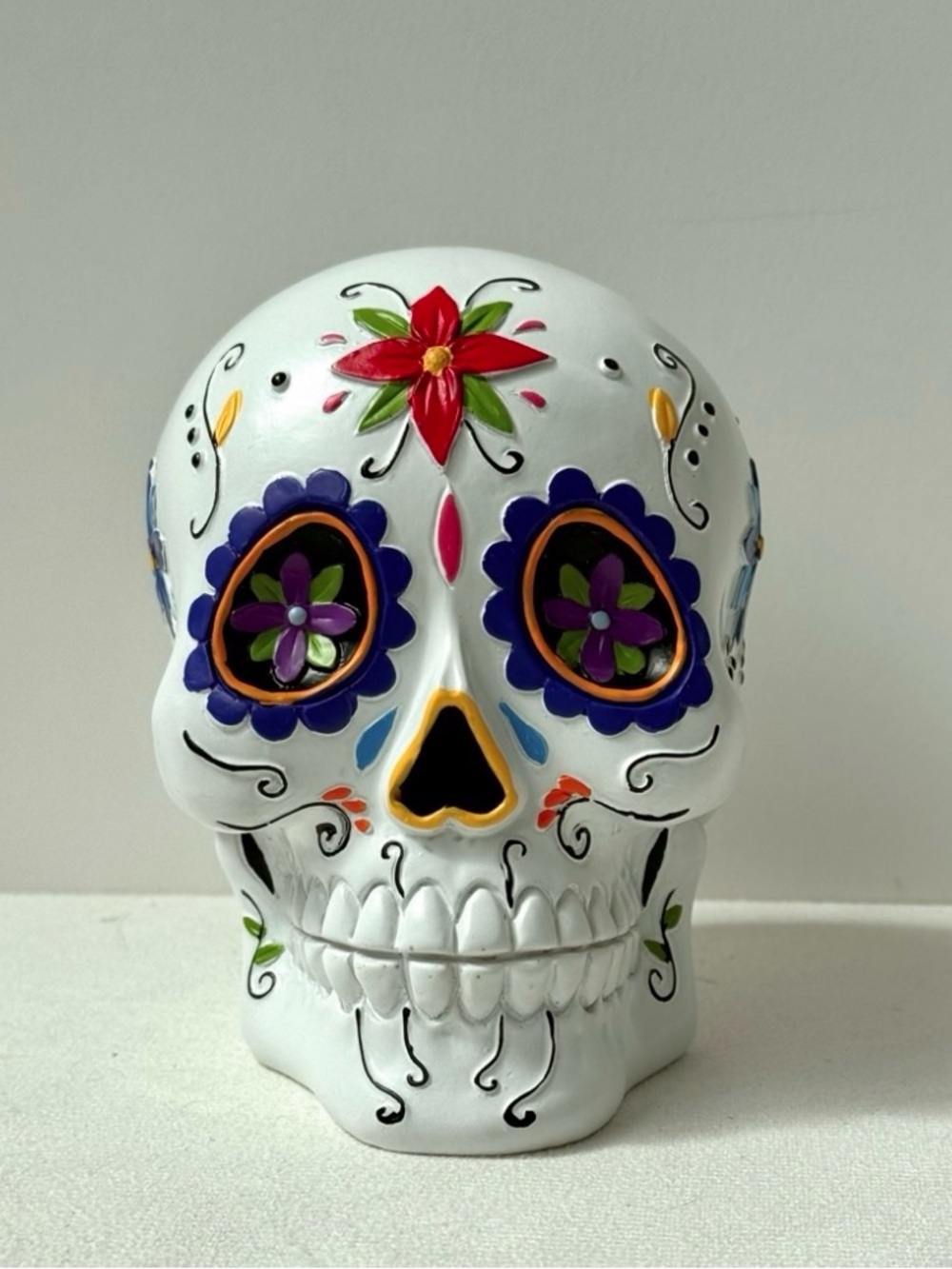Decorative Day of the Dead Honeydukes “Sugar” Skull Halloween Decor